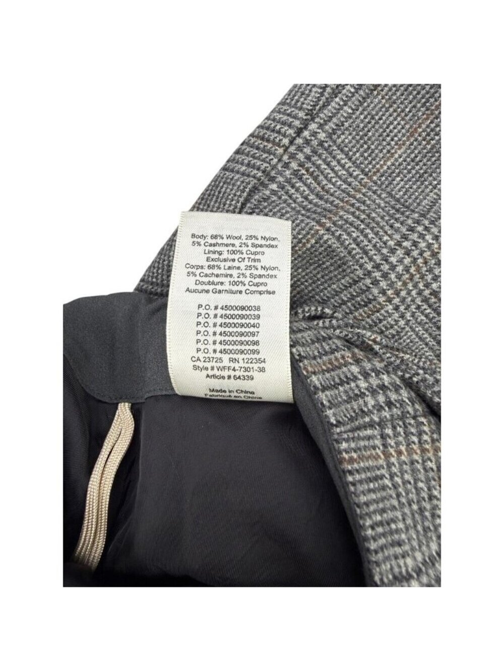 WILFRED Aritzia Wool Cashmere High Rise Wrap-Front Mini Skirt Size 4 - Picture 6 of 6